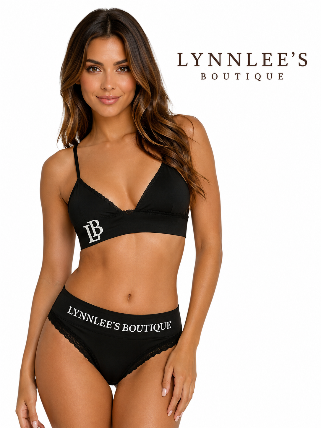 Midnight Luxe LB Intimates Set – Black Collection