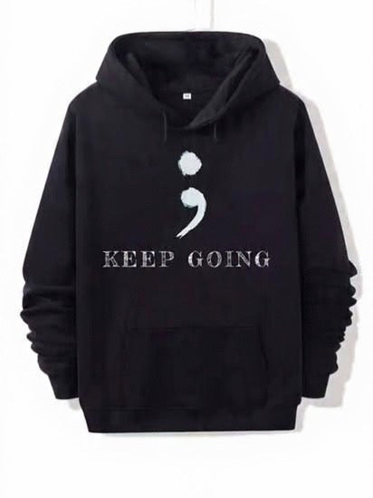 ; Keep Going “SUICIDE AWARENESS HOODIE”