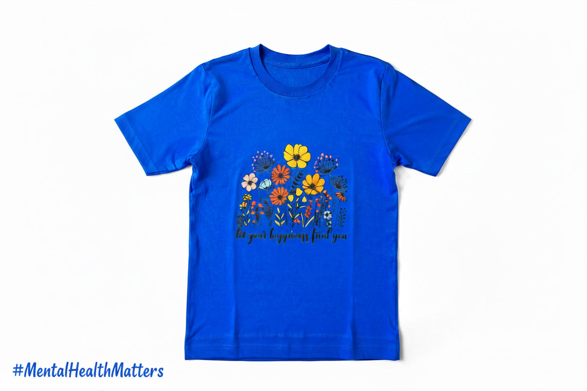 Let happiness find you t-shirt💙🦋