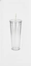 24 Oz Acrylic Tumbler With a Straw