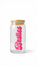 Besties 18OZ Glass Cup